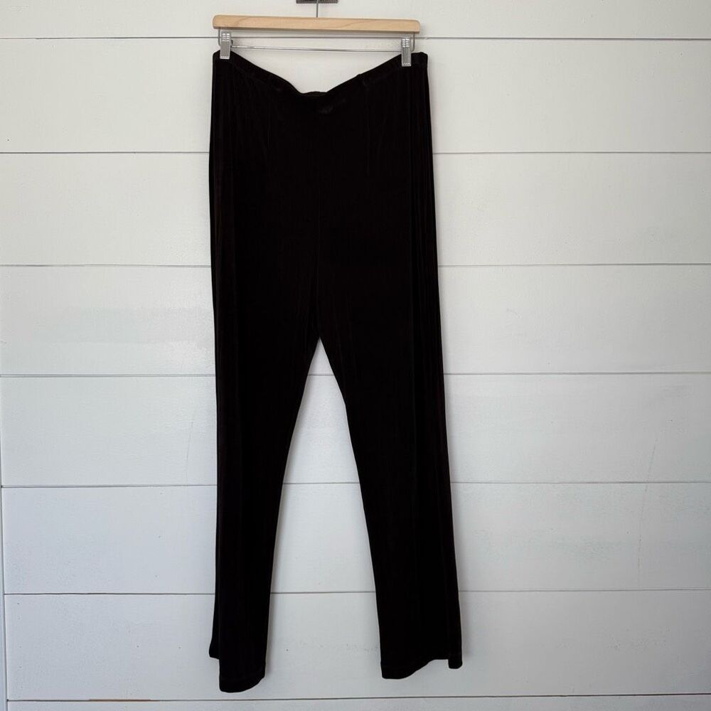 Chico Women’s 3 Brown Slinky Stretchy Pants